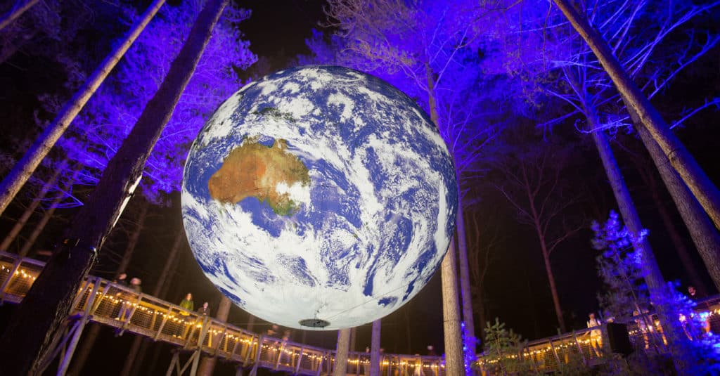 A Spectacular Floating Earth Installation Will Be On Display At WOMAD This Year